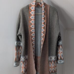 Chic Tribal Patterned Women's Cardigan